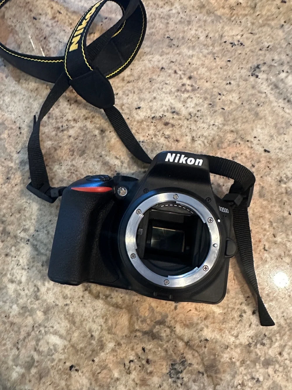 Nikon D3500 24.2 MP Digital SLR Camera Including Charger and Lens